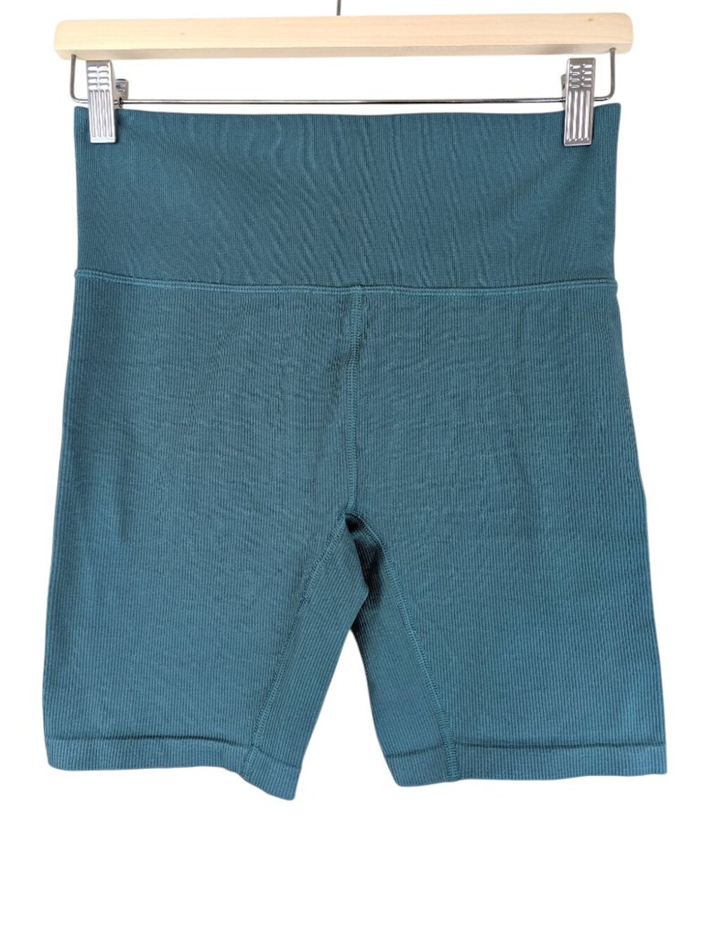 NWT! DSG Momentum Blue Green Bike Shorts 7 Inch High-Rise Seamless Size M